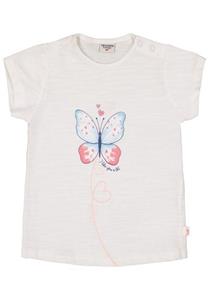 Salt and Pepper T-shirt vlinder wit