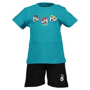 BLUE SEVEN Jongens Set van 2 T-Shirt + Capri broek Lagoon