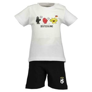 BLUE SEVEN Jongens Set van 2 T-Shirt + Capri Broek Wit