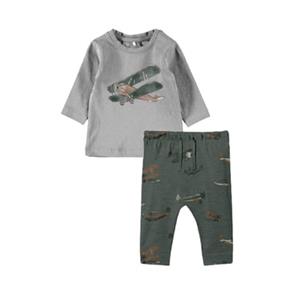 name it Babyset Nbmskjalm Grijs gemêleerd
