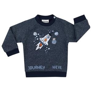 JACKY Sweatshirt SPACE JOURNEY donkerblauw melange