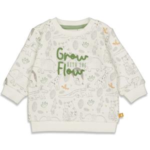 Feetje Sweatshirt Welcome Tot Earth Uit white