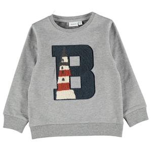 Name it Sweatshirt Nmmohej Grijs Gemêleerd