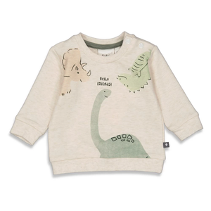 Feetje Sweatshirt Cool-A-Saurus Sand Melange