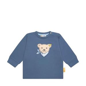 Steiff Sweatshirt Maan light Blauw