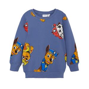 name it Sweatshirt Paw Patrol Nmmodder Bijou Blauw