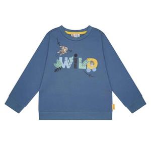 Steiff Sweatshirt Maan light Blauw