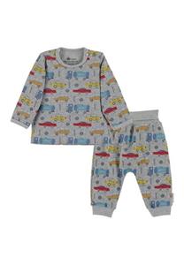 Sterntaler Set Langarmshirt und Hose silber