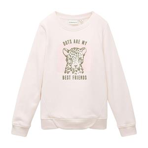 TOM TAILOR Sweatshirt Leopard Cotton Candy Pink