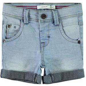 name it Boys Jeans Shorts light blue denim