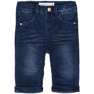 Girl s spijkerbroek Benige donkere denim