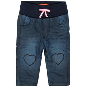 Girls Thermo jeans donkerblauwe denim