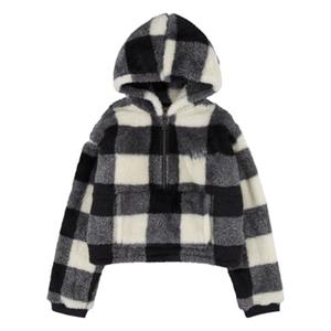 Levi's Fleece Jas Meisje zwart/wit