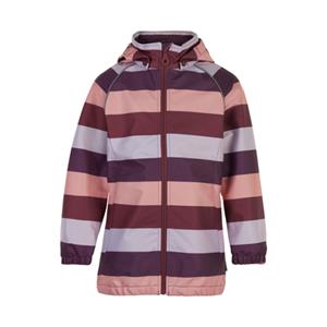 Minymo Softshell Jas Stripe Crushed Berry