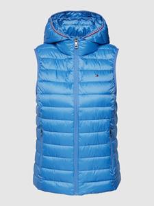 Tommy Hilfiger Steppweste "LW PADDED GLOBAL STRIPE VEST", mit Tommy Hilfiger Elastiktape an der Kapuze
