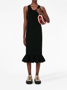 jwanderson JW Anderson Mouwloze midi-jurk - Zwart