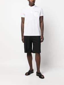 Moorer Katoenen poloshirt - Wit