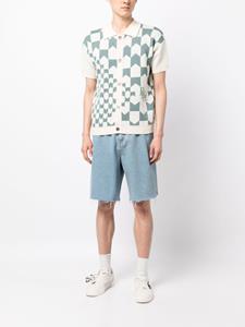 RHUDE Geruit poloshirt - Groen
