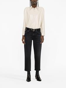 AGOLDE Kye cropped straight-leg jeans - Grijs