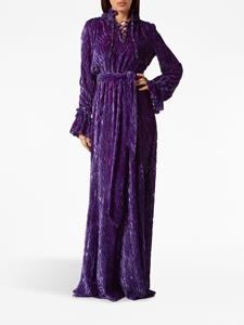 philippplein Philipp Plein Chiffon jurk - Paars