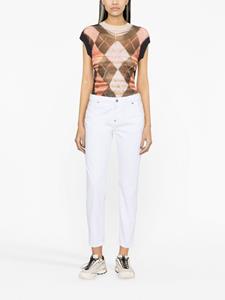 DSQUARED2 Bull cropped jeans - Wit