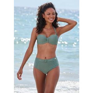 Sunseeker Highwaist-Bikini-Hose "Loretta", mit Ziergürtel