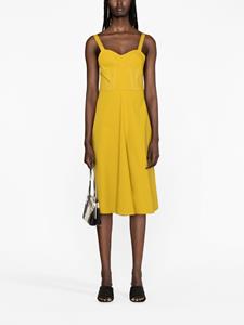 victoriabeckham Victoria Beckham Mouwloze jurk - Geel