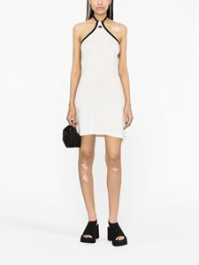 Courrèges Mini-jurk met halternek - Wit