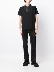 portsv Ports V Poloshirt met logoband - Zwart