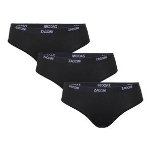 Zaccini Dames Hipsters 3-pack Black-XL