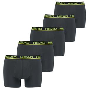 HEAD Boxershorts 5-pack Phantom / Lime Punch-M