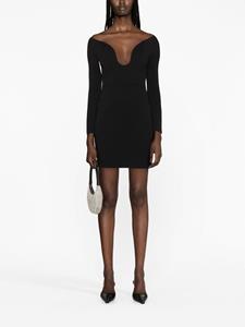 Solace London Uma off-shoulder minidress - Zwart