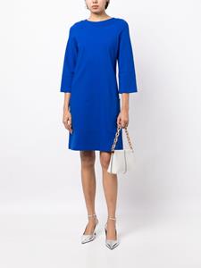 JANE Ren jersey mini-jurk - Blauw