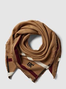 Tommy Hilfiger Schal TH FEMININE LARGE SQUARE, mit TH-Stickerei
