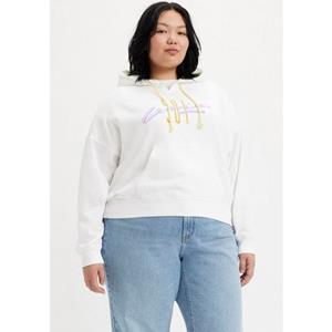 Dames Levis Plus Graphic Authentic Hoodie in Wit
