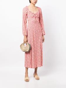 Rixo Midi-jurk met bloemenprint - Roze