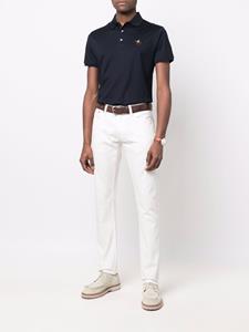 ralphlaurenpurplelabel Ralph Lauren Purple Label Poloshirt met geborduurd logo - Blauw