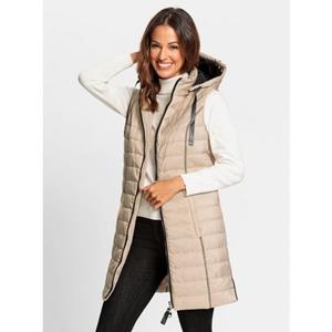 Lang vest in beige van heine