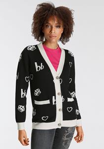 Bruno Banani Cardigan, Jacquard-muster NEUE KOLLEKTION