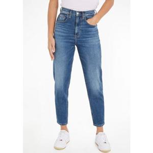 Tommy Jeans Mom-Jeans "MOM JEAN UHR TPR CG5136", mit Logobadge und Labelflags