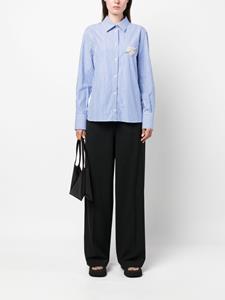 MSGM Pantalon met wijde pijpen - Zwart