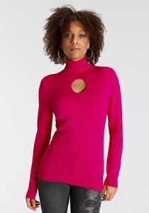 Bruno Banani Rollkragenpullover, mit Hingucker