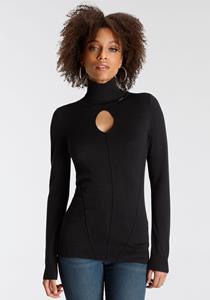 Bruno Banani Rollkragenpullover, mit Hingucker
