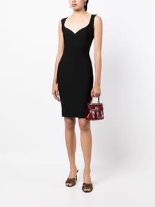hervel.leroux Herve L. Leroux Midi-jurk met sweetheart hals - Zwart