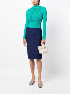 hervel.leroux Herve L. Leroux Midi-jurk met ruches - Groen