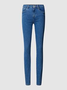 Tommy Hilfiger Röhrenjeans "TH FLEX COMO SKINNY RW", mit Leder-Badge