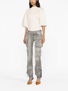 The Attico Essie tapered cargo jeans - Grijs