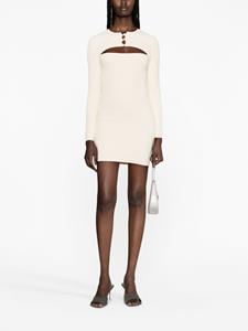 alexanderwang Alexander Wang Uitgesneden mini-jurk - Beige