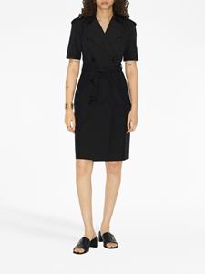 Burberry Jurk met ceintuur - Zwart