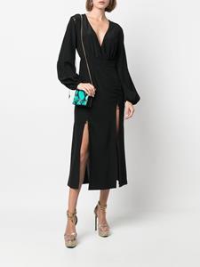 robertocavalli Roberto Cavalli Zijden midi-jurk - Zwart